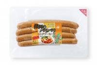 銀河のパリパリロングソーセージ　チーズ＆バジル108g 画像