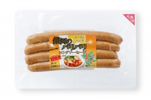 銀河のパリパリロングソーセージ　チーズ＆バジル108g